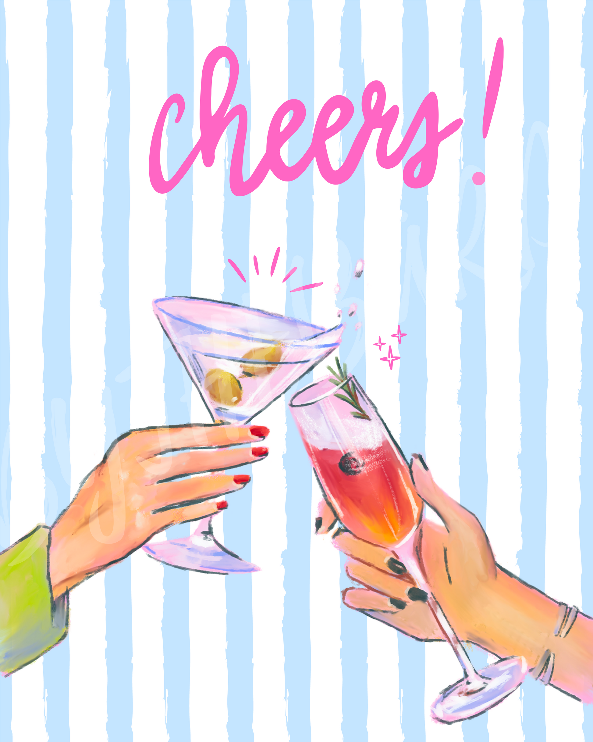 Wall Art Digital Print - Cheers-By The Bard