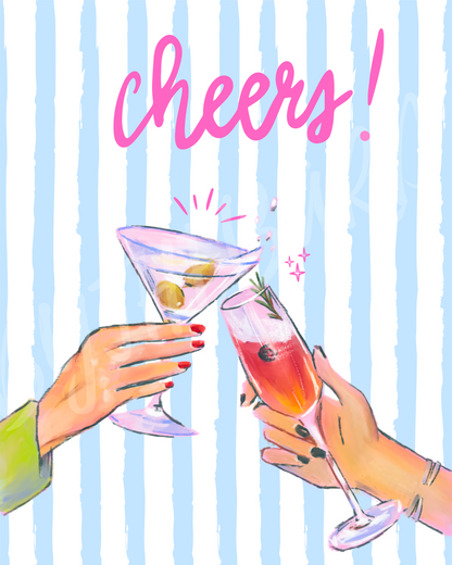 Wall Art Digital Print - Cheers-By The Bard