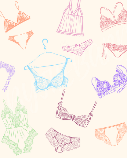 Wall Art Print - Lingerie-By The Bard