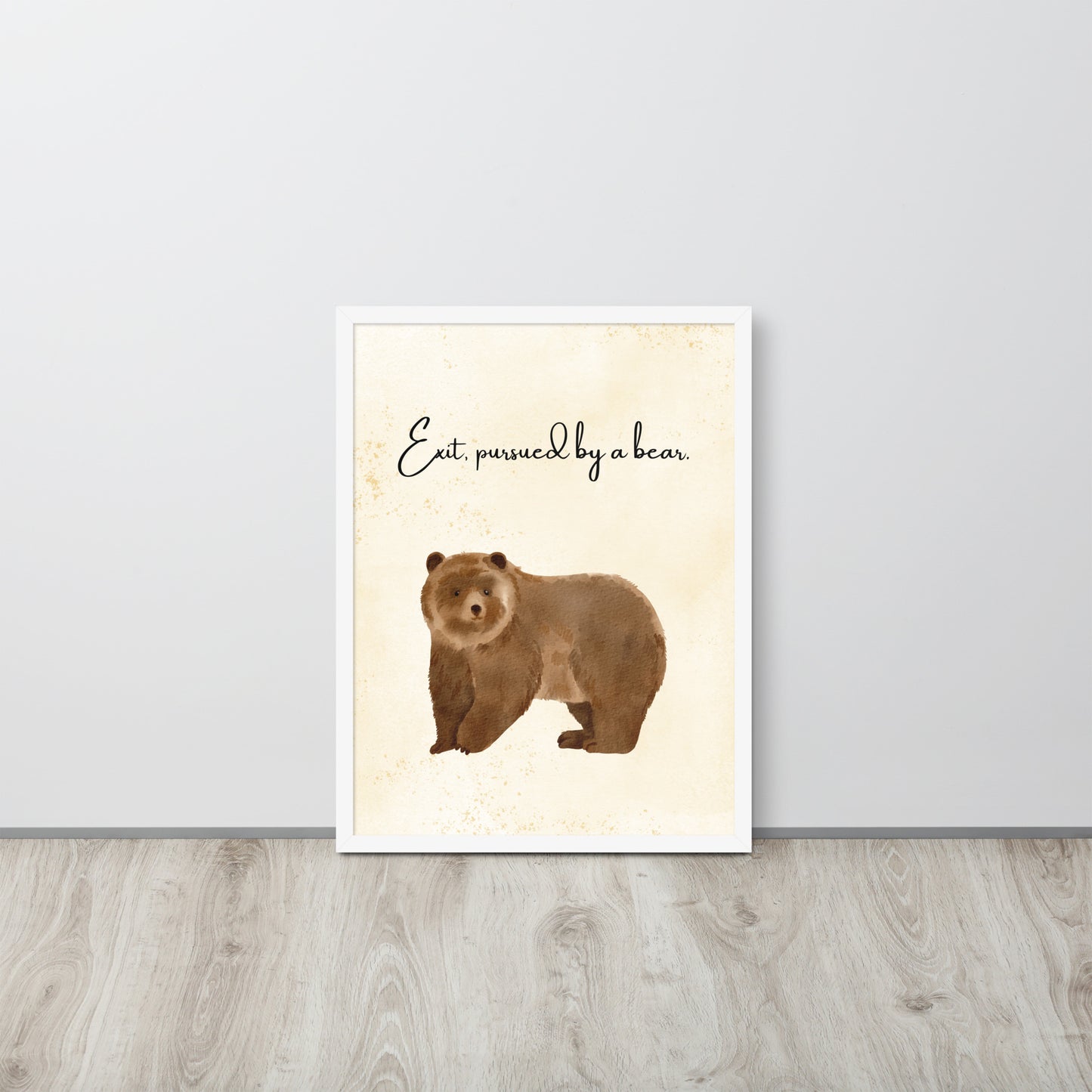 Wall Art Print - Exit, pursued by a bear-By The Bard