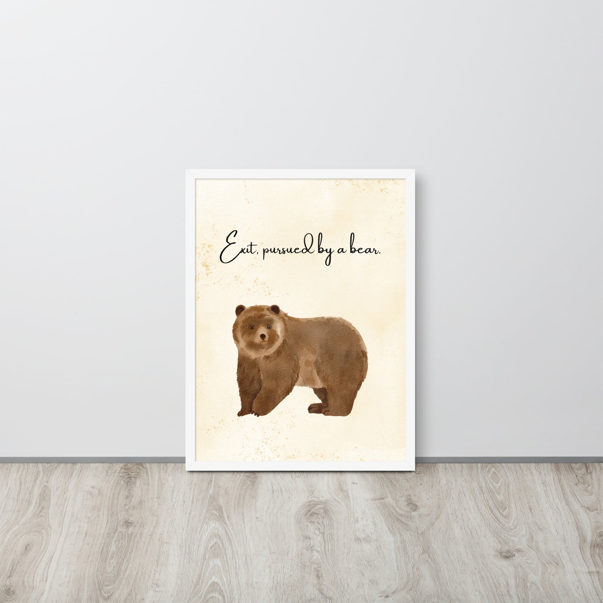 Wall Art Print - Exit, pursued by a bear-By The Bard