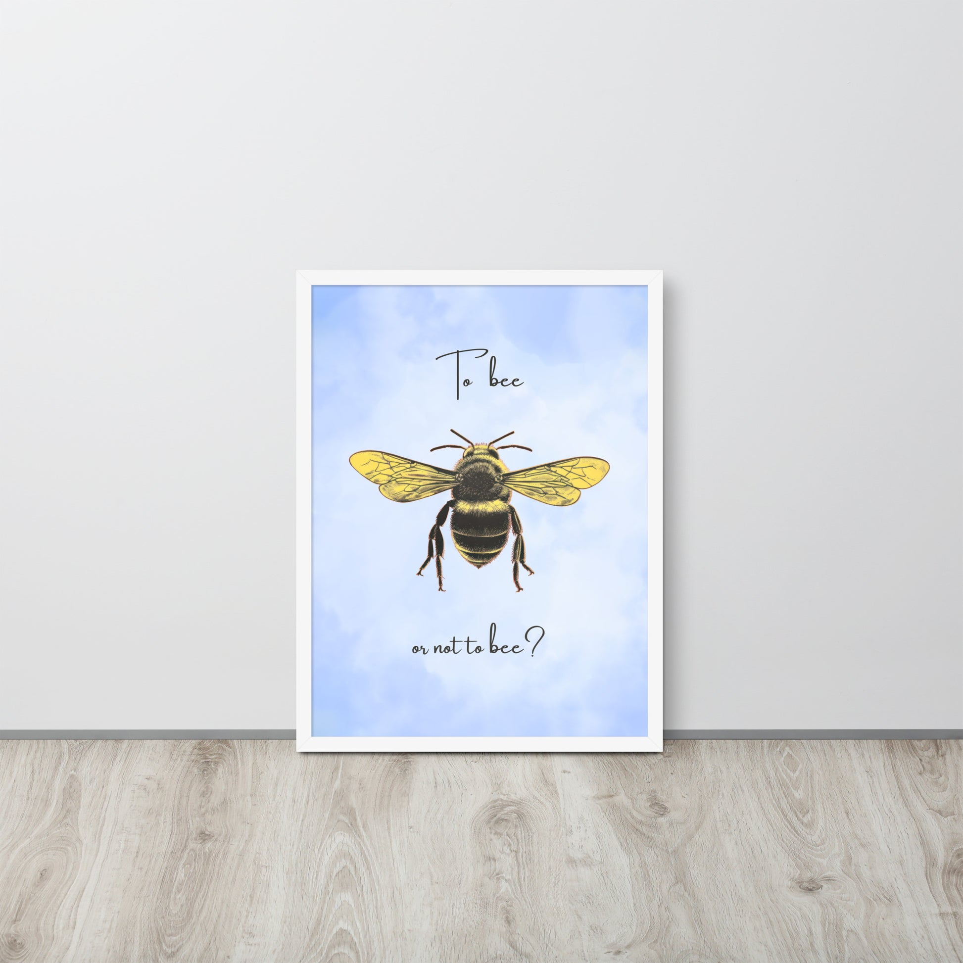 Wall Art Print - To Bee or Not to Bee-By The Bard
