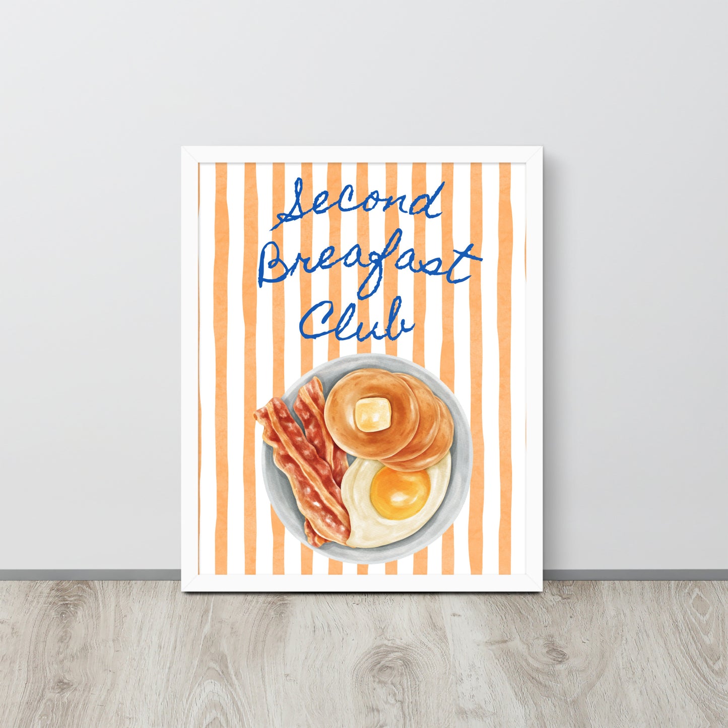 Wall Art Print - Second Breakfast Club, Whimsical Food Illustration-By The Bard